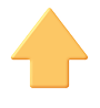 3d yellow charger symbol. Yellow sign of thunder or lightning. Symbol of energy, danger. Minimalistic electrical discharge. 3d rendering