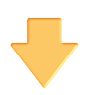 3d yellow charger symbol. Yellow sign of thunder or lightning. Symbol of energy, danger. Minimalistic electrical discharge. 3d rendering